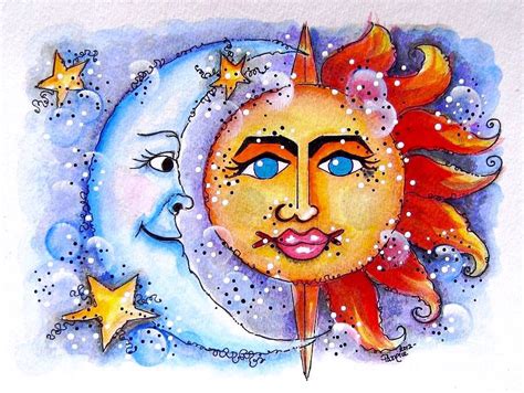 Pin By Judyaviles On Sun Moon Stars Moon Art Print Celestial Sun