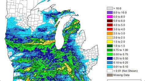 Areas Still Seeing A Deficit In Rainfall This Year