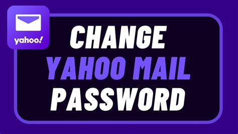 How To Change Yahoo Mail Password Youtube