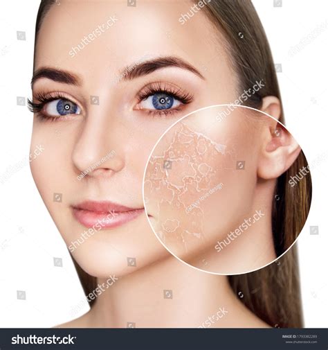 Sensual Woman Big Zoom Circle Shows Stock Photo 1793382289 Shutterstock