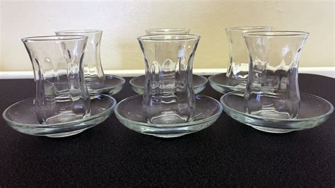 Classic Turkish Tea Glasses Elegant Cay Bardagi Cups Saucers Turkishzone