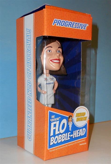 Progressive Insurance Talking Flo Limited Edition Bobblehead Doll New