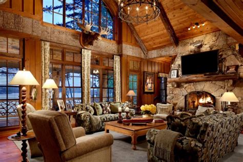 20 Cabin Living Room Designs Ideas Design Trends Premium Psd