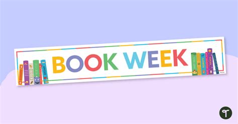 Book Week Display Banner Teach Starter