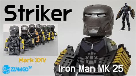 Lego Iron Man Mk25 Custom Striker Mark Xxv Lego Minifigures With