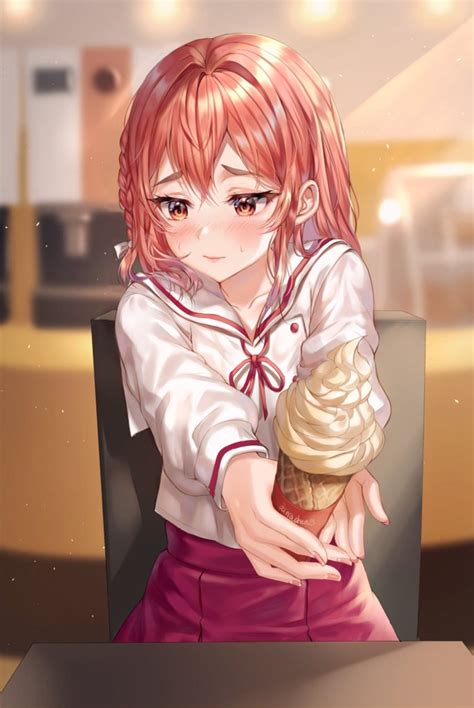 Anime Waifus on Twitter Sumi wants to share her ice cream あいな Rent A Girlfriend Post