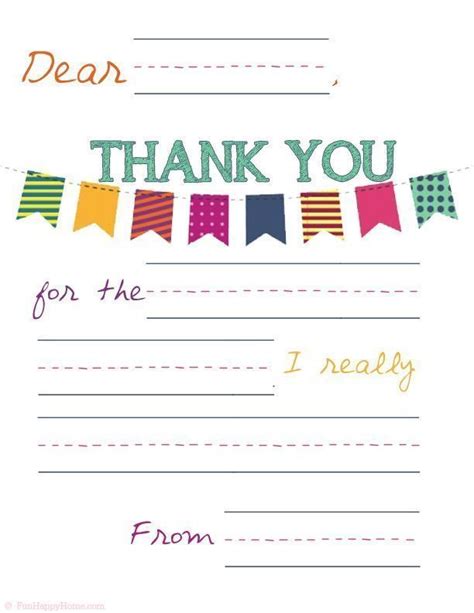 Free Printable Thank You Letters Printable Templates