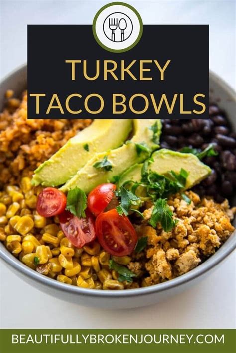 Turkey Taco Bowls With Cauliflower Rice Love Your Body Well