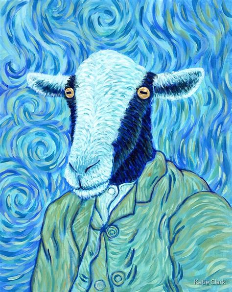 Vincent Van Goat By Katie Clark Redbubble