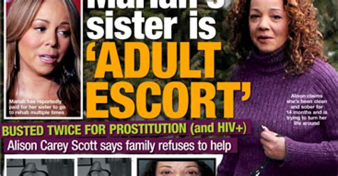 Mariah Carey S Sister Is Adult Escort With Hiv National Enquirer
