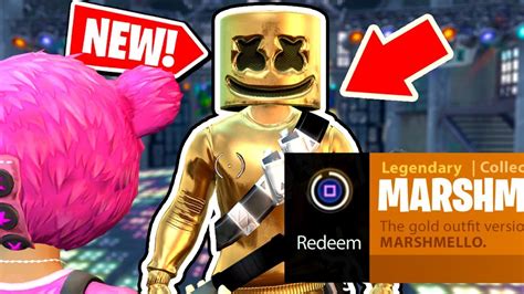 New How To Get The Gold Marshmello Outfit In Fortnite Battle Royale