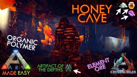 🍯 Honey Cave 🐝 Location Element Ore And Organic Poly Crystal Isles
