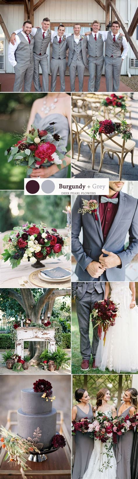 Top 8 Burgundy Wedding Color Palettes Youll Love Deer Pearl Flowers