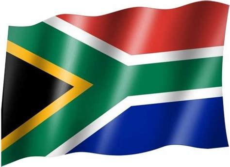 The today's flag of south africa was introduced on. Südafrika - Fahne