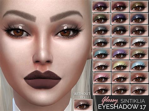 Sims 4 Ccs The Best Sintiklia Eyeshadow 17