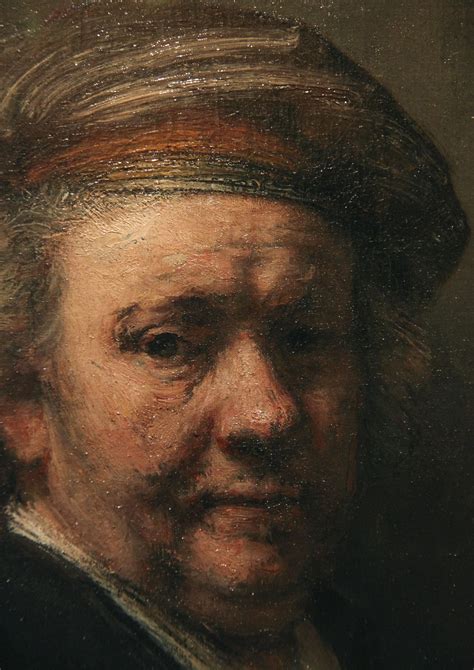Detail - Self-Portrait, Rembrandt, 1669 | Rembrandt self portrait ...