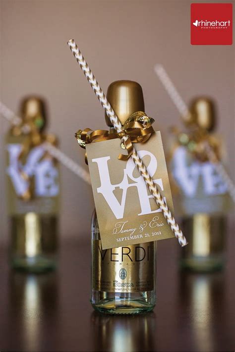 Miniature Liquor Bottles Wedding Favors