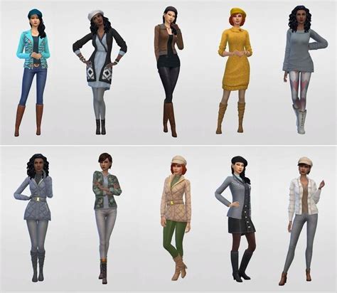 Pin By Yshie On S I M S Sims 4 Clothing How To Wear Sims