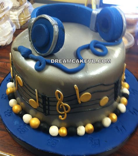 Find images of birthday cake. Headphones! Cake Music Notes 16 th birthday Cake … | Music ...