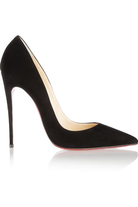 Lyst Christian Louboutin So Kate 120 Suede Pumps In Black
