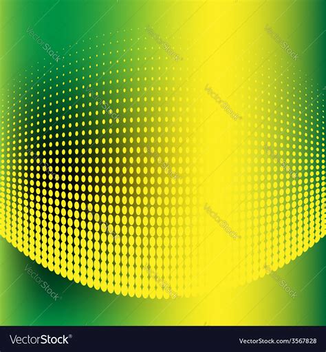 Yellow green is a color. Abstract halftone green and yellow background Vector Image