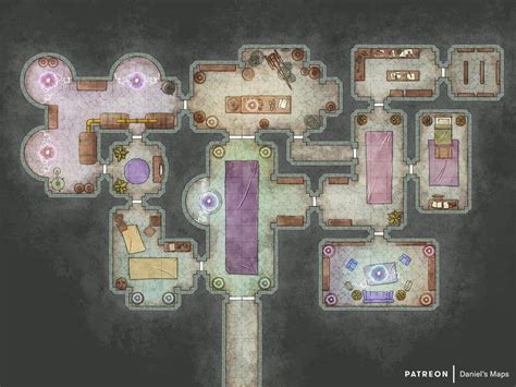 Alchemist S Lab Battlemaps Dungeon Maps Dnd World Map Fantasy Map My