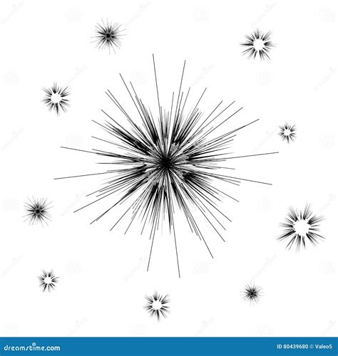 Vector Cartoon Explosion Star Burst Stock Vector Illustration Of