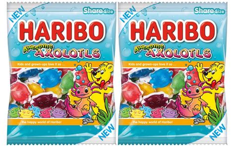 Amphibian Inspired Gummy Candies Haribo Awesome Axolotls