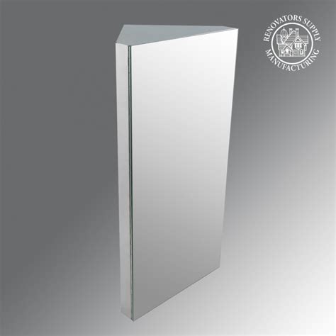 Stainless Steel Surface Wall Mount Medicine Cabinet Infinity Corner