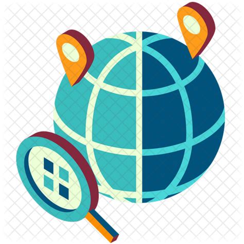 Global Sourcing Icon Download In Isometric Style