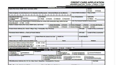sample employment application forms   excel ms word