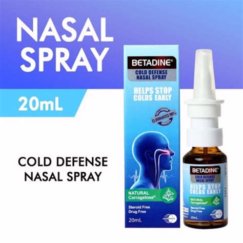 Betadine Cold Defense Nasal Spray 20ml Lazada Ph