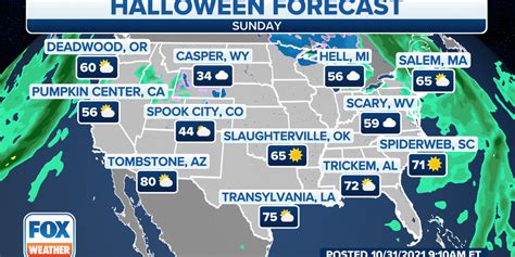 Halloween Weather Forecast These 13 Spooky Town Names Really Exist