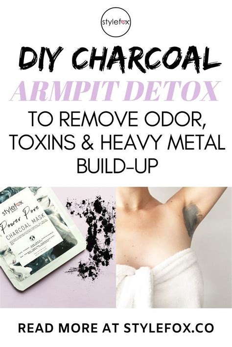 Diy Armpit Detox To Remove Toxins And Heavy Metal Buildup In 2020 With