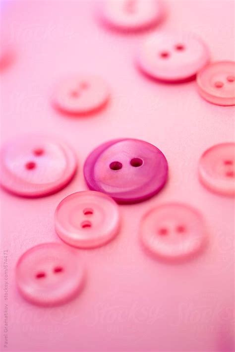 Pink Buttons By Pixel Stories Stocksy United Pink Background Pink