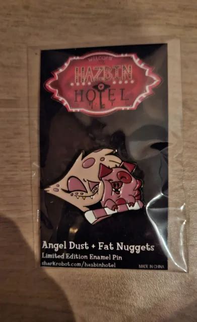 HAZBIN HOTEL ANGEL Dust Fat Nuggets Limited Edition Enamel Pin EUR