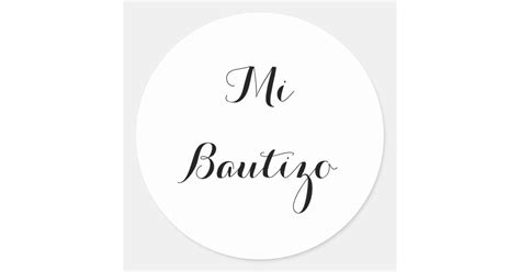 Mi Bautizo Stickers Zazzle