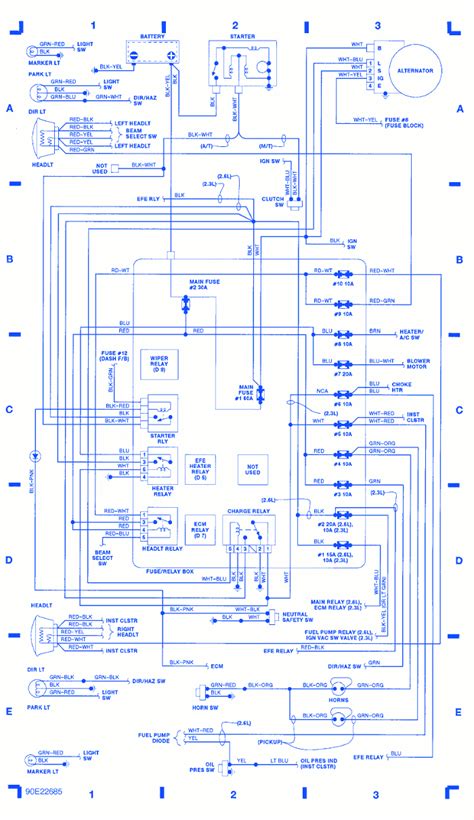 I print out the schematic and highlight the circuit i'm diagnosing to be able to make sure i'm staying on right path. Isuzu Pickup 4×4 EFI 1992 Electrical Circuit Wiring ...