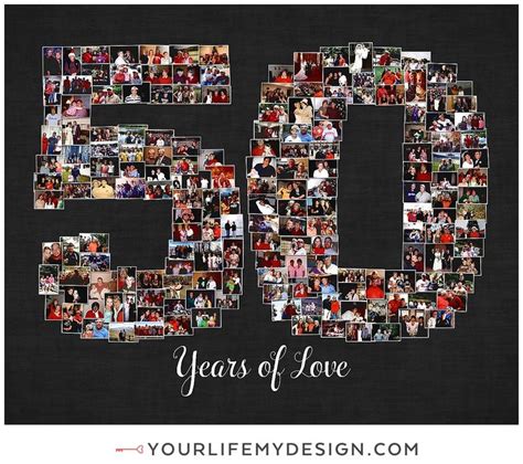 24x30 With 181 Photos 50th Year Anniversary Collage Website
