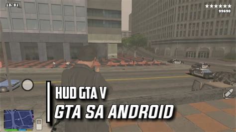 Hud Gta V For Gta Sa Android Mod Gta V For Gta Sa Mobile Youtube