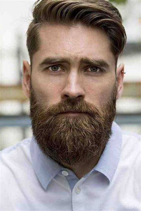 All of our hairstyles list suitability information (such as face shape, age etc) and the hair color can be changed using our. Hairstyle and Beard Combos | Short hair with beard, Mens ...