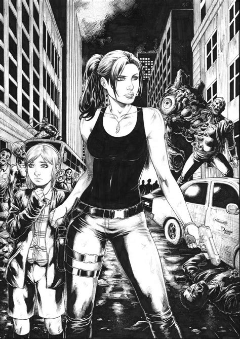 Claire Redfield By Deilson On Deviantart Resident Evil Manga