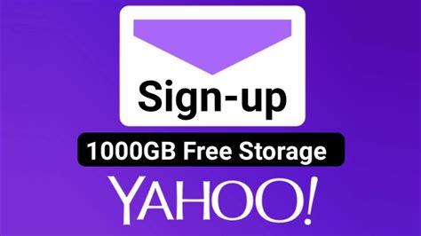 How To Create Yahoo Mail Account In 2020 1000gb Free Storage Youtube