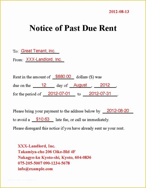 Free Past Due Letter Template Of 10 Best Of Past Due Collection Notice