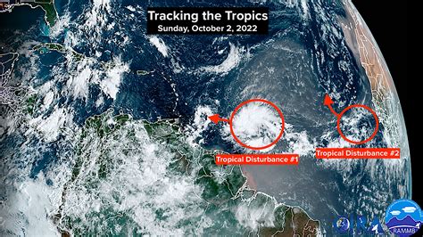 Watching A New Tropical Disturbance Heading Toward The Caribbean