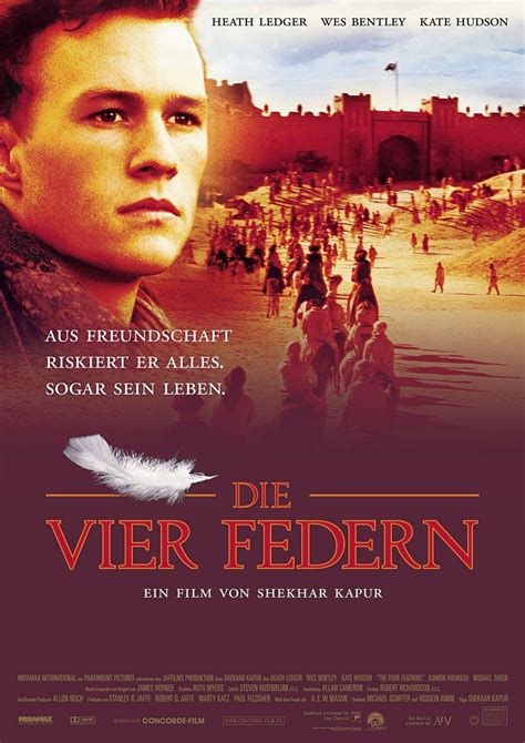 The Four Feathers Starring Heath Ledger Wes Bentley Kate Hudson Mohamed Bouich A British