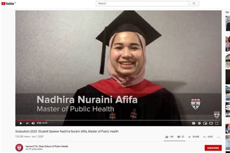 Mahasiswi Indonesia Nadhira Afifa Terpilih Sampaikan Pidato Di Wisuda