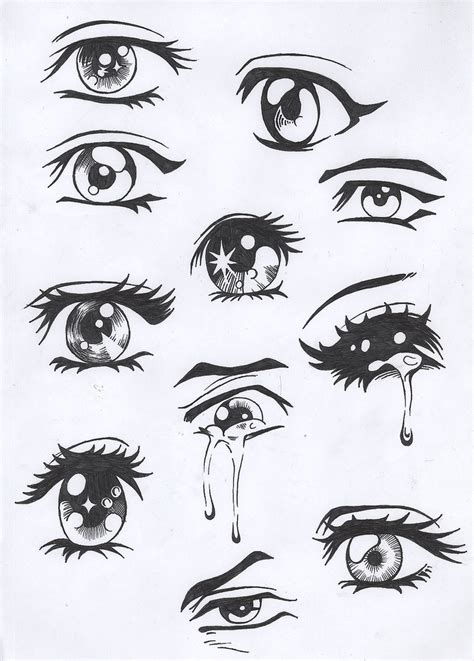 How to draw realistic eyes with pencil. alihocrez: how to draw anime boy eyes