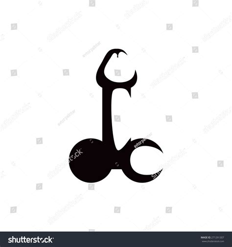 Flat Icon Of Penis Isolated On White Background Modern Vector