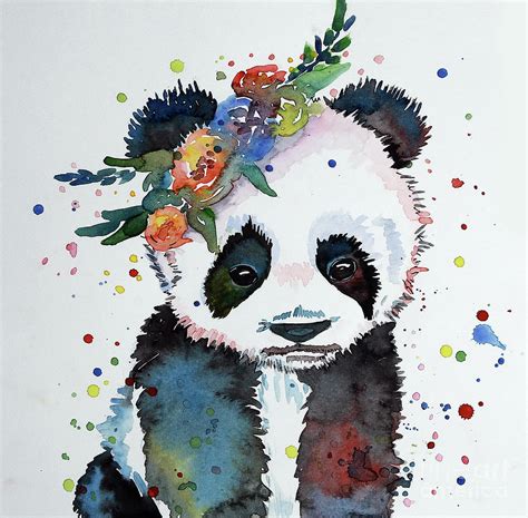 Sweet Panda Painting By Poonam Wankhede Pixels